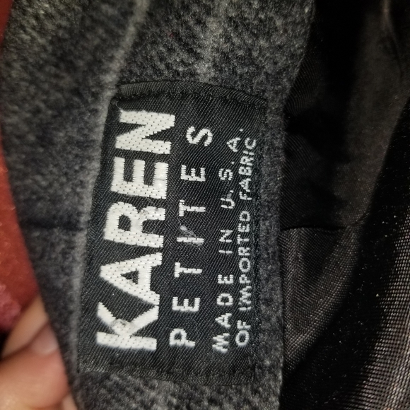 VINTAGE KAREN PETITES LONG COAT - Picture 4 of 4